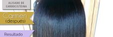 Primer alisado de carbocisteína con Bio Hairvolux de Carmen R.